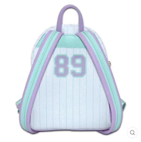 Loungefly The Little Mermaid Jersey Style Mini Backpack - Picture 3 of 4
